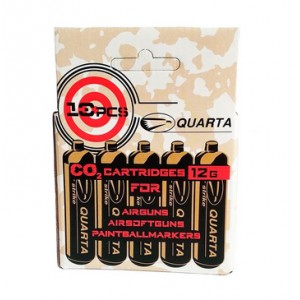 Баллончики CO2 "Quarta", 12г, (упаковка 10 шт.) арт.: QU10